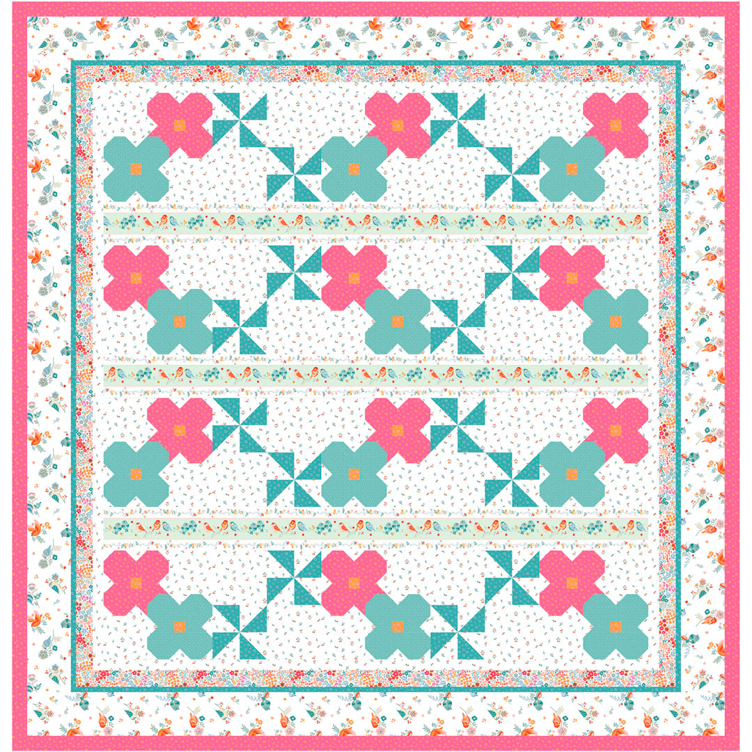 On the Porch Quilt<br>by Cyndi Hershey<br>Available Now!