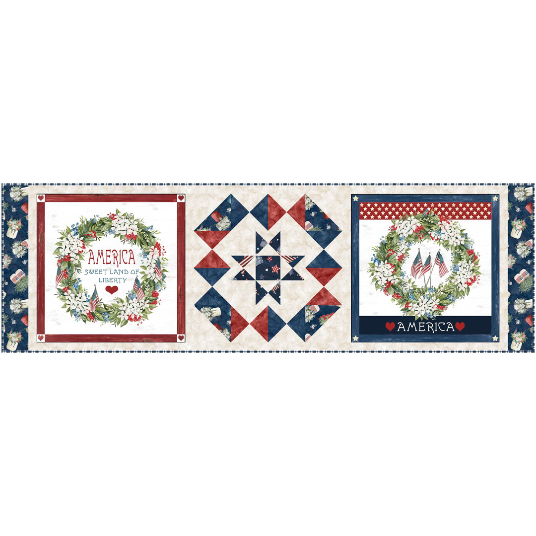 Farmhouse Americana<br>Americana Runner<br>by Wendy Sheppard<br>Available Now!