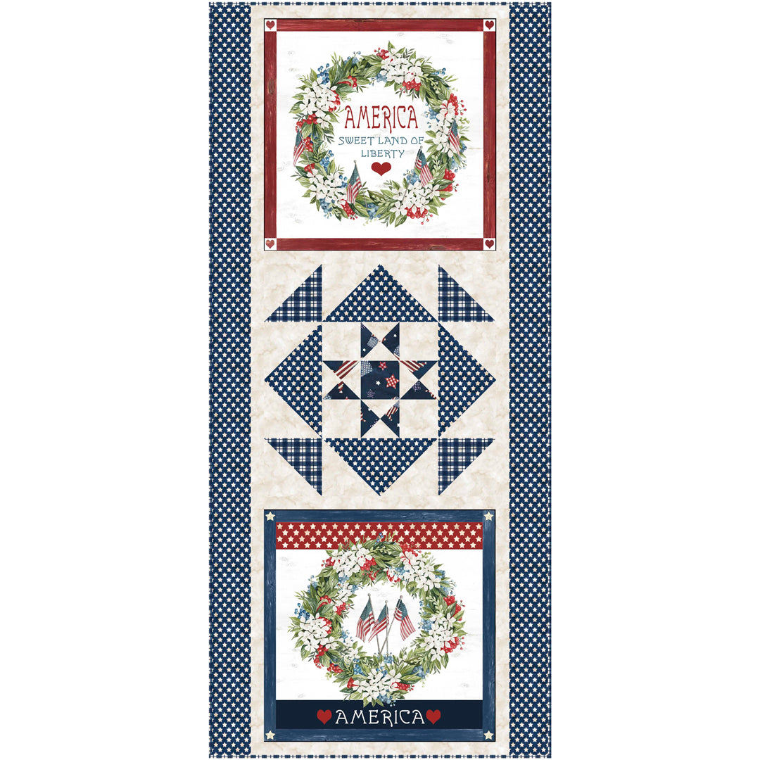 Farmhouse Americana<br>God Bless America Banner<br>by Wendy Sheppard<br>Available Now!