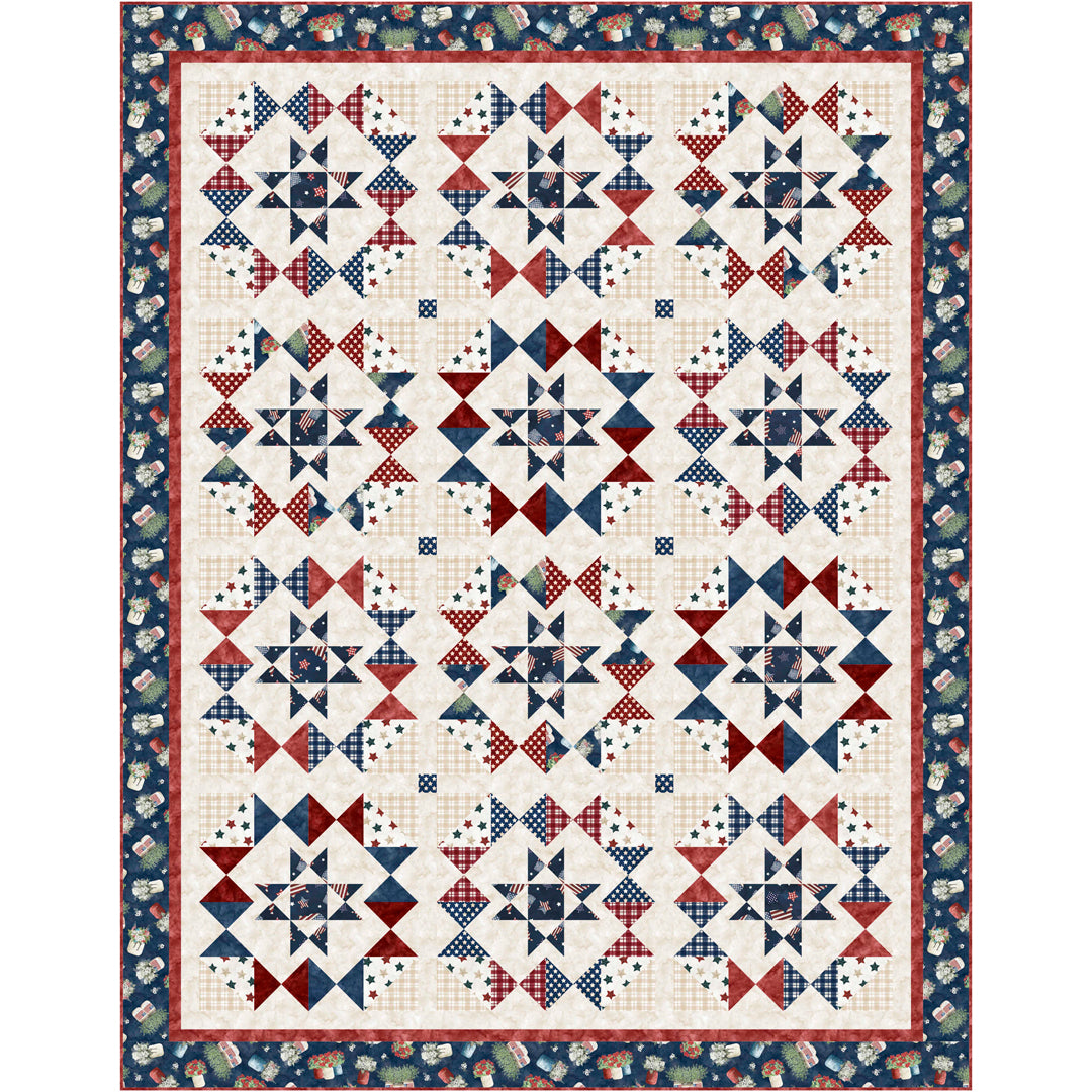 Farmhouse Americana<br>Let Freedom Ring Quilt<br>by Wendy Sheppard<br>Available Now!
