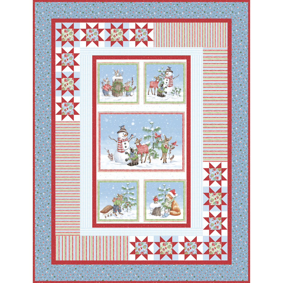 Winter Friends Quilt<br>by Lisa Swenson Ruble<br>Available Now!