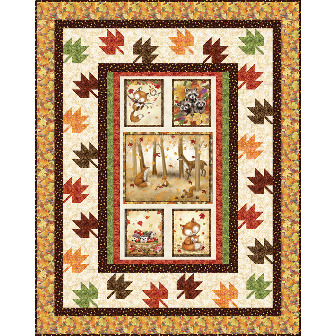 Falling Leaves Quilt<br>by Lisa Swenson Ruble<br>Available Now!