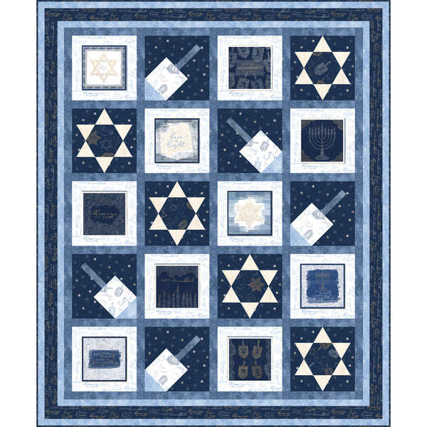 Hanukkah Lights Quilt<br>by Stacey Day<br>Available June 2026