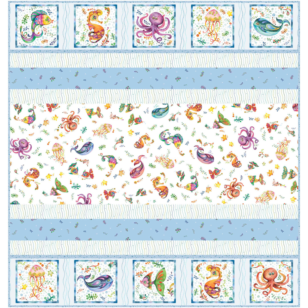 Ocean Pals Quilt<br>by Wendy Sheppard<br>Available Now!