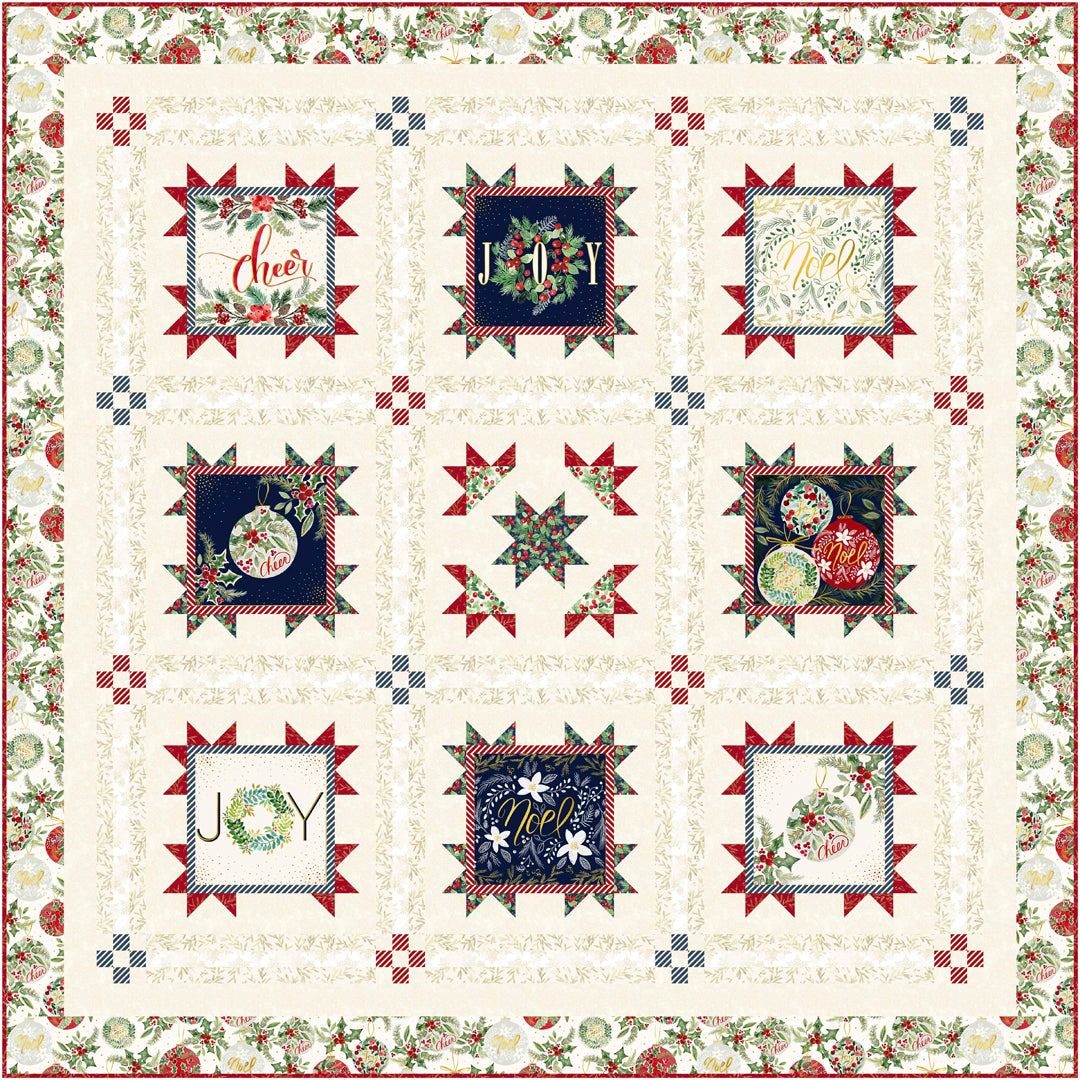 Joyful Tidings Light Quilt<br>by Wendy Sheppard<br>Available Now!