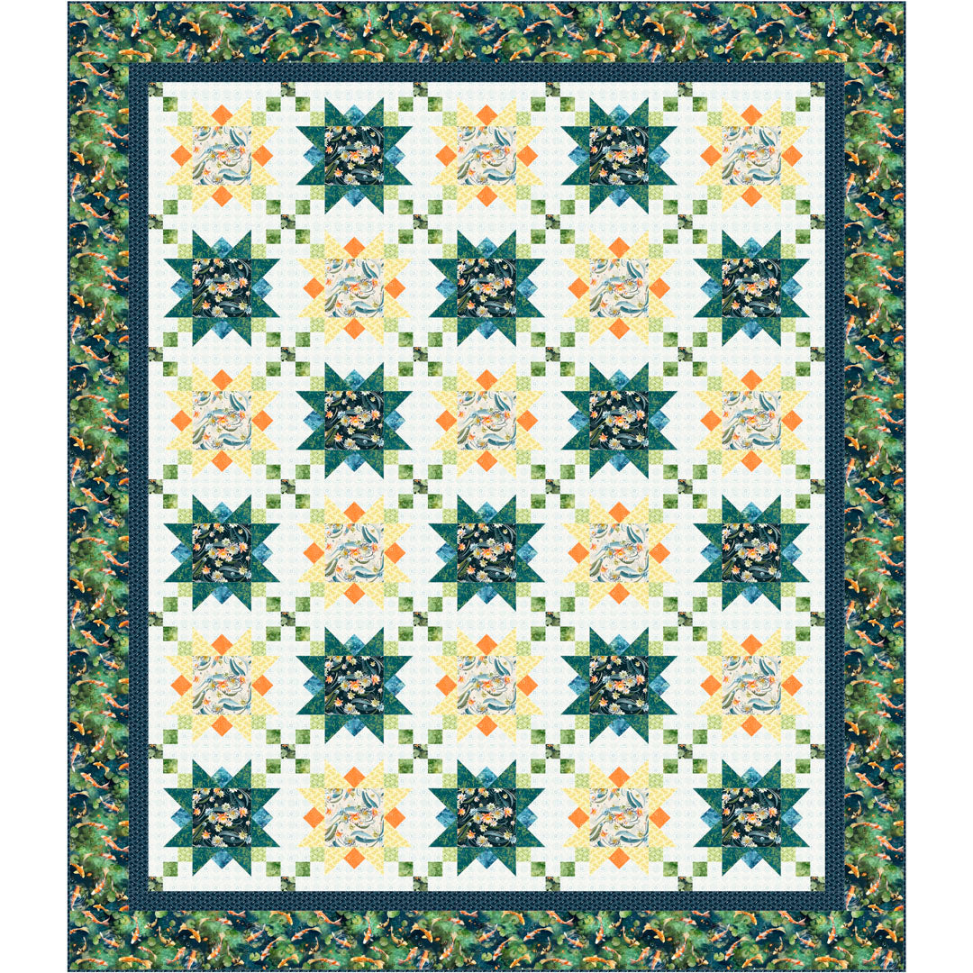 Star Lilies Quilt<br>by Stacey Day<br>Available Now!