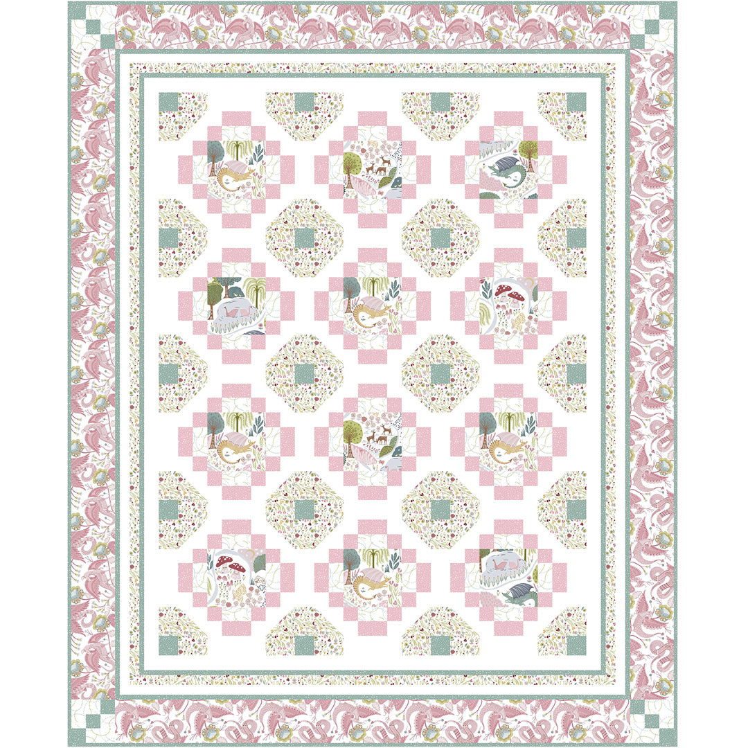 Mystical Kingdom<br>Quilt #2 by Cyndi Hershey<br>Available February 2024.