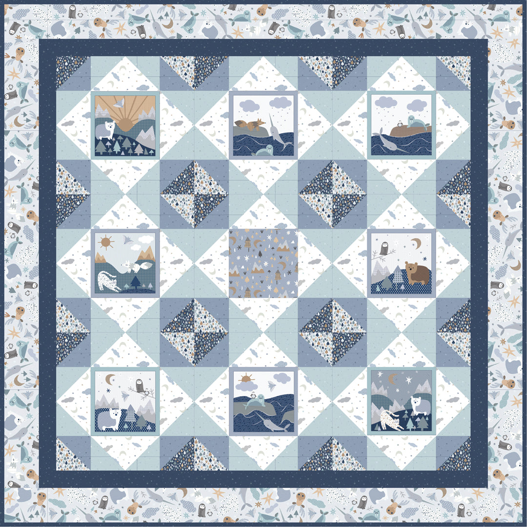 Frosty Friends Quilt<br>by Lisa Swenson Ruble<br>Available Now!