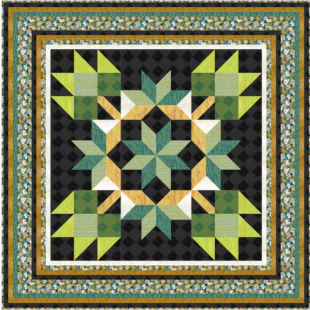 Spring In the Northwoods Maple Leaf Medallion Pattern for Purchase