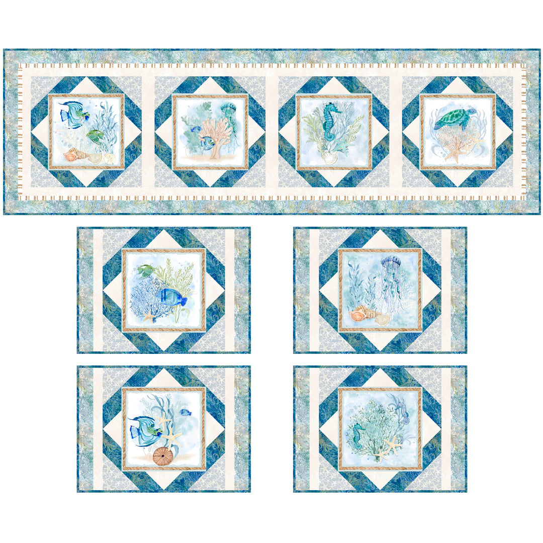 Sea Whispers<br>Table Top Decor Set<br>by Wendy Sheppard<br>Available Now!