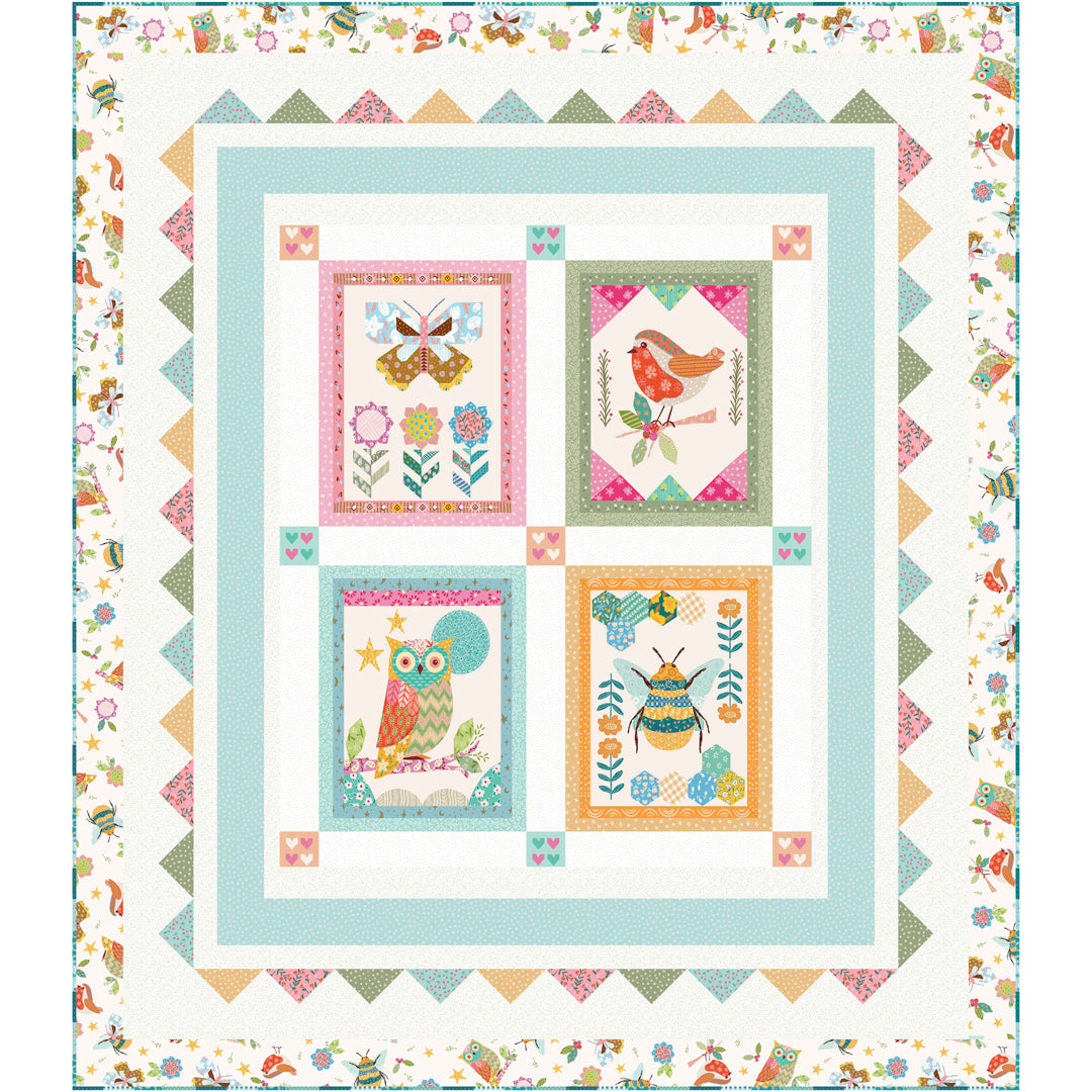 Things With Wings Panel Quilt<br>by Wendy Sheppard<br>Available Now!