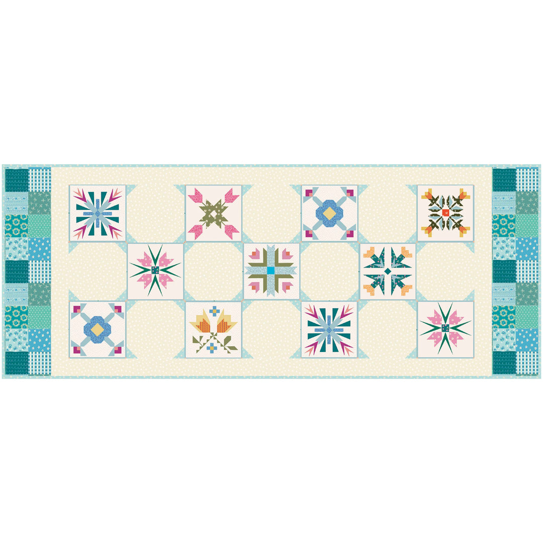 Things with Wings Blue Table Runner<br>by Wendy Sheppard<br>Available Now!