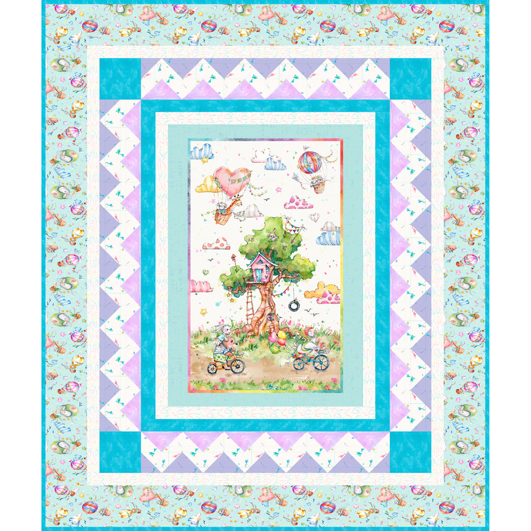Whiskerville<br>Up Up & Away Quilt<br> by Lisa Swenson Ruble<br>Available Now!
