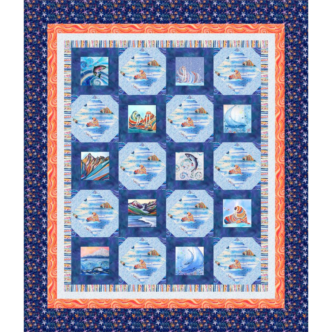 Arctic Wild Quilt<br>by Carolyn Albright<br> Now Available by Designer
