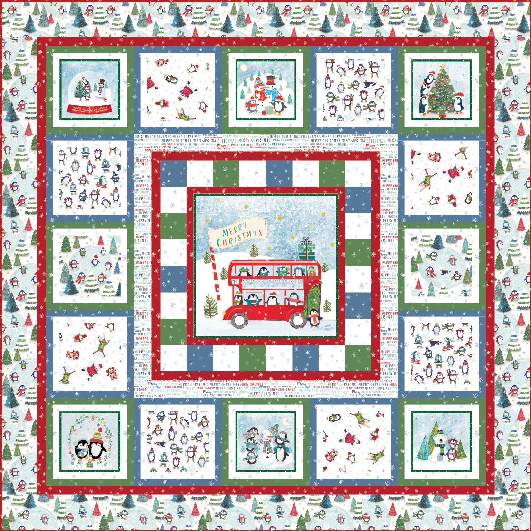 Winter Waddles<br>Quilt by The Whimsical Workshop<br>Available Now!