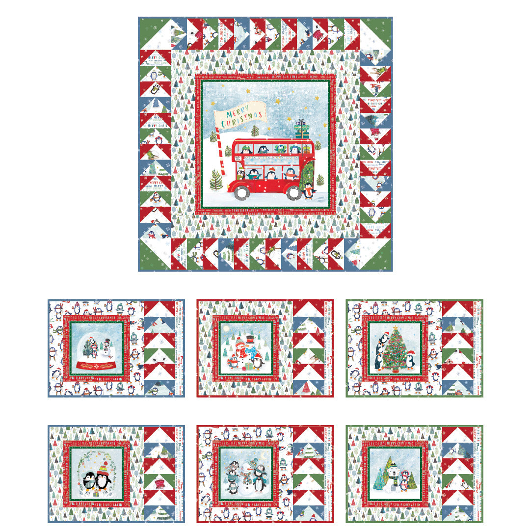 Winter Waddles<br>Table Topper & Placemats by The Whimsical Workshop<br>Available Now!