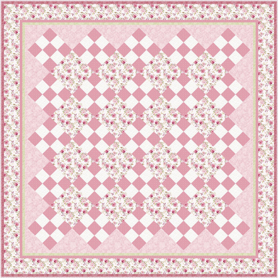 Yours Truly Cream Quilt<br>by Cyndi Hershey<br>Available November 2025