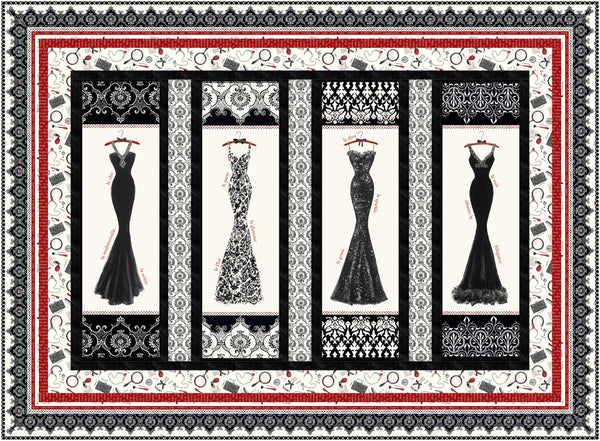 Couture NoirQuilt by Gina GempesawAvailable Now. – P&B Textiles