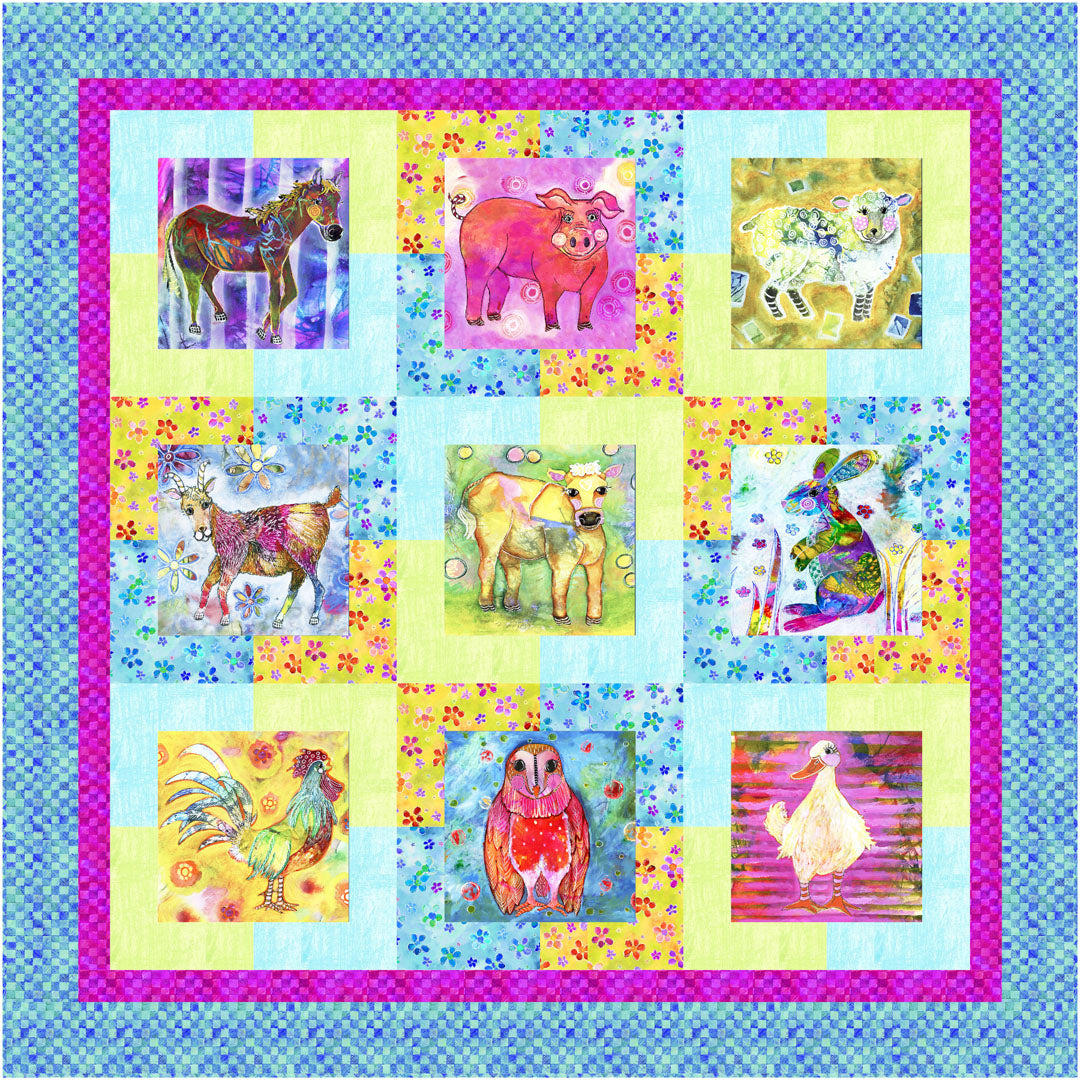 Living Farm<br>Pattern for Purchase by Brenda Plaster<br>Available Now
