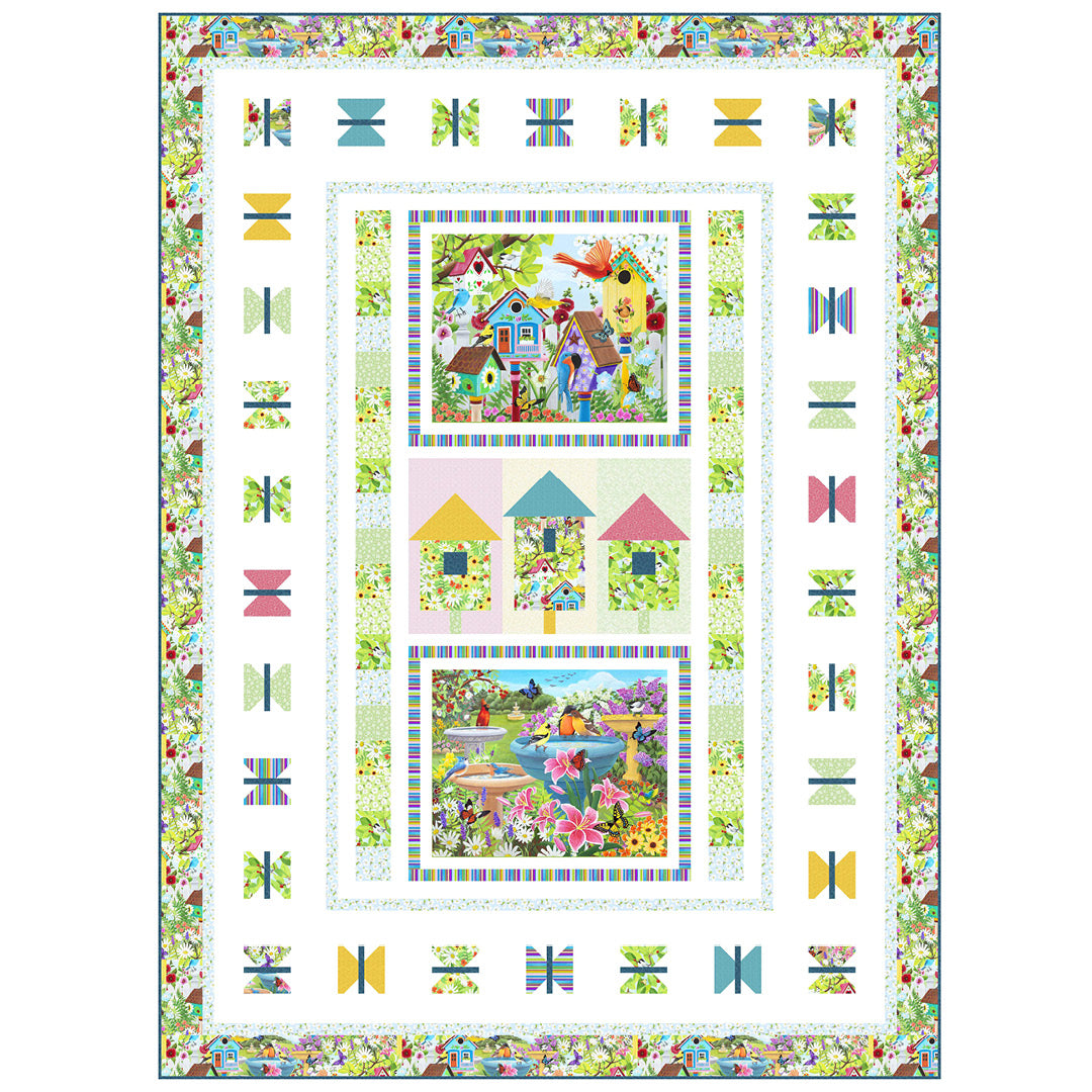 Spring's Wings<br>Quilt by Wendy Sheppard<br>Available Now!