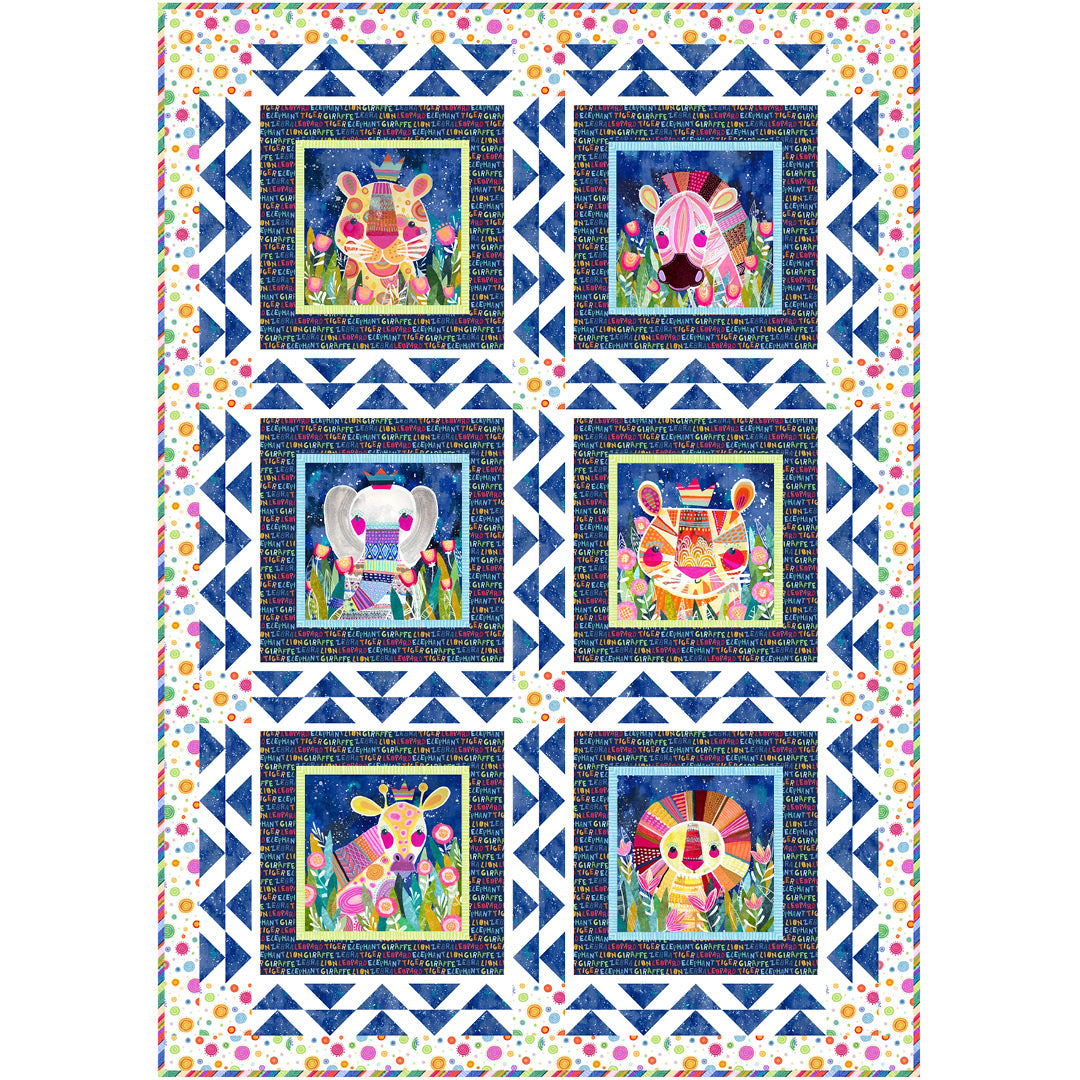 Wild At Heart<br>Quilt by Gina Gempesaw<br>Available Now