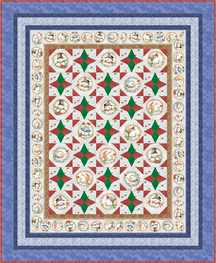 Winter Snowmen Wreaths<br>by Gina Gemepsaw<br>Available May 2019