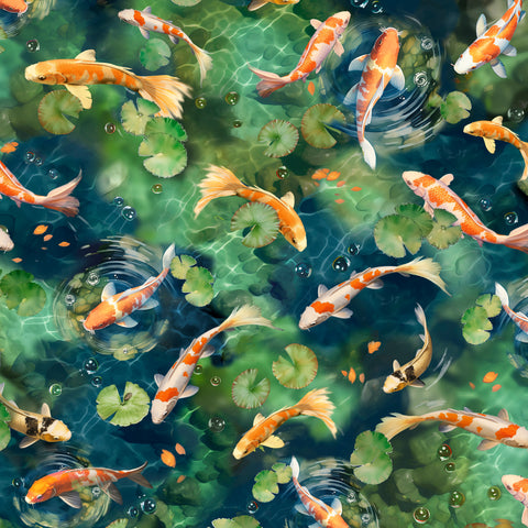 Koi Pond by Clint Eagar