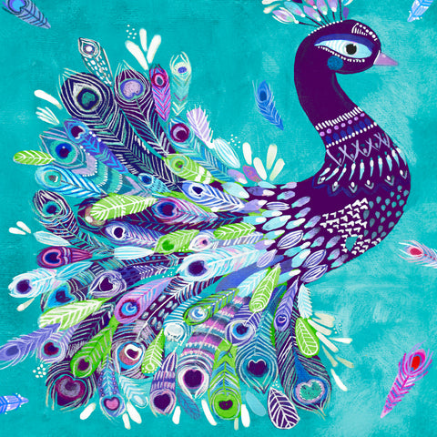 Peacock Serenade by Eulalia Mejia