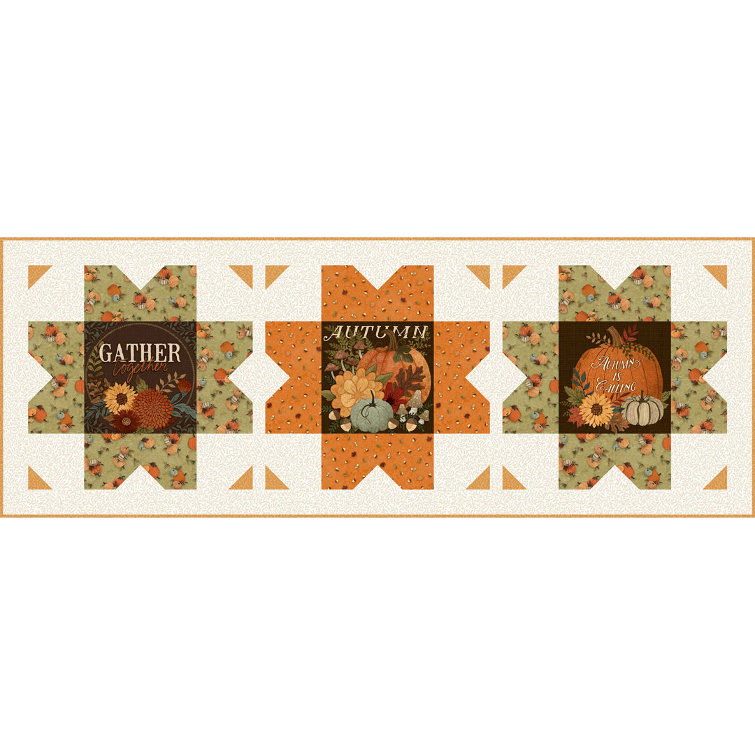 Autumn Homestead Table Runner 2<br> by Cyndi Hershey<br>Available April 2026