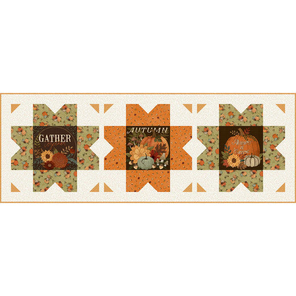 Autumn Homestead Table Runner 2<br> by Cyndi Hershey<br>Available April 2026