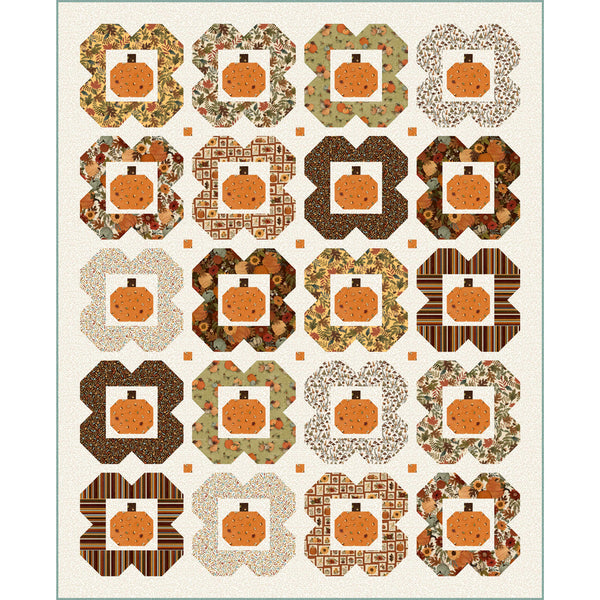 Pumpkin Perfect Quilt<br> by Wendy Sheppard<br>Pattern for Purchase