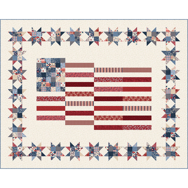 Long May She Wave Quilt<br>Wendy Sheppard<br>Available January 2027