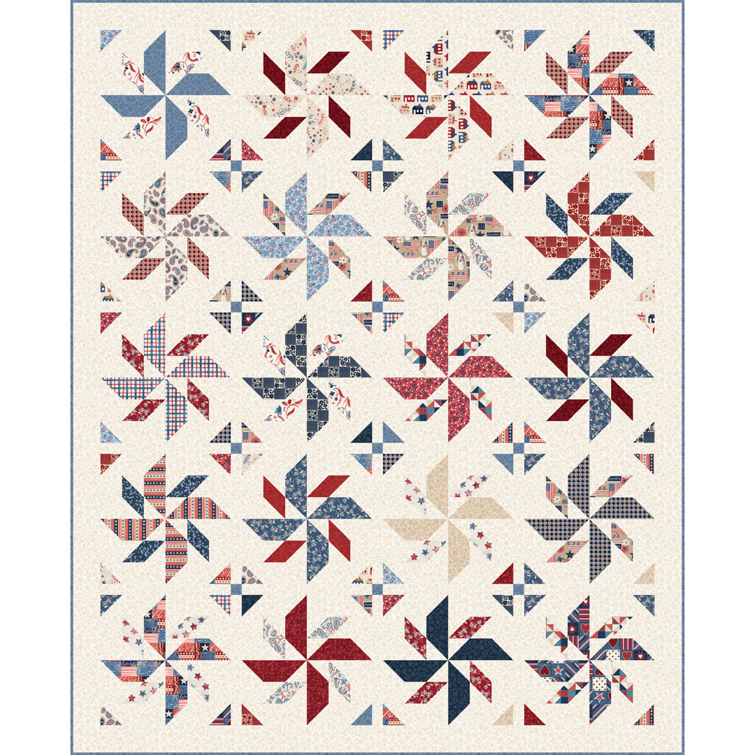 Reels & Trills Quilt<br>by Wendy Sheppard<br>Pattern for Purchase