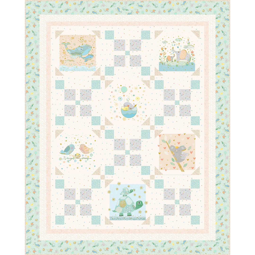 A Mothers Love Crib Quilt<br>by Wendy Sheppard<br>Available November 2026