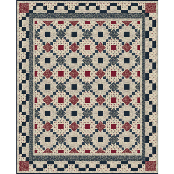 Allegiance<br>Flower Quilt by Cyndi Sheppard<br>Available now.
