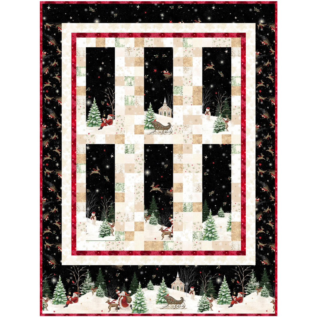 Silent Night Quilt<br>by Lucy Fazely<br> Available Now!
