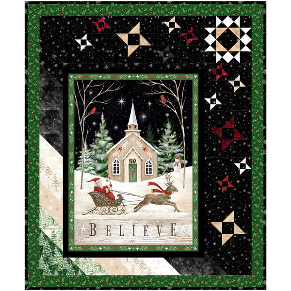 Star of Wonder Quilt<br>by Lucy Fazely<br>A Digital Quilt Top Offer<br>Available Now!