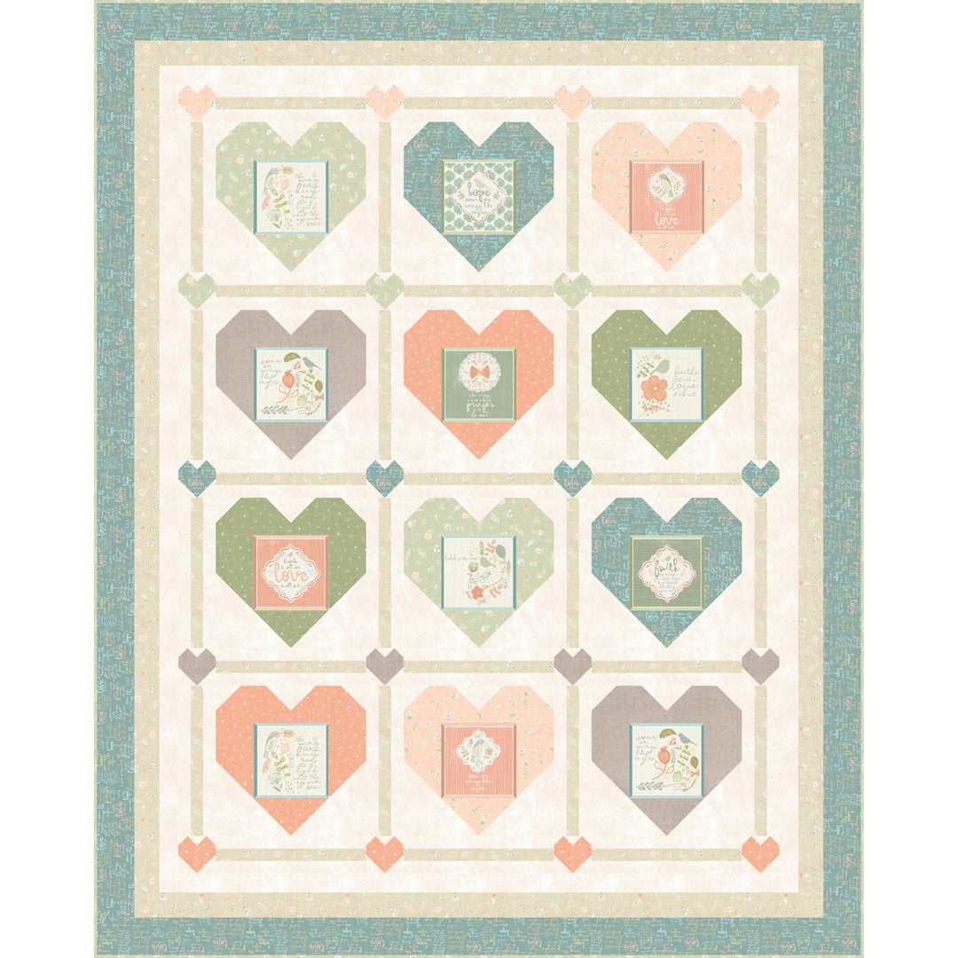 With All My Heart Quilt<br>Wendy Sheppard<br>Available November 2026