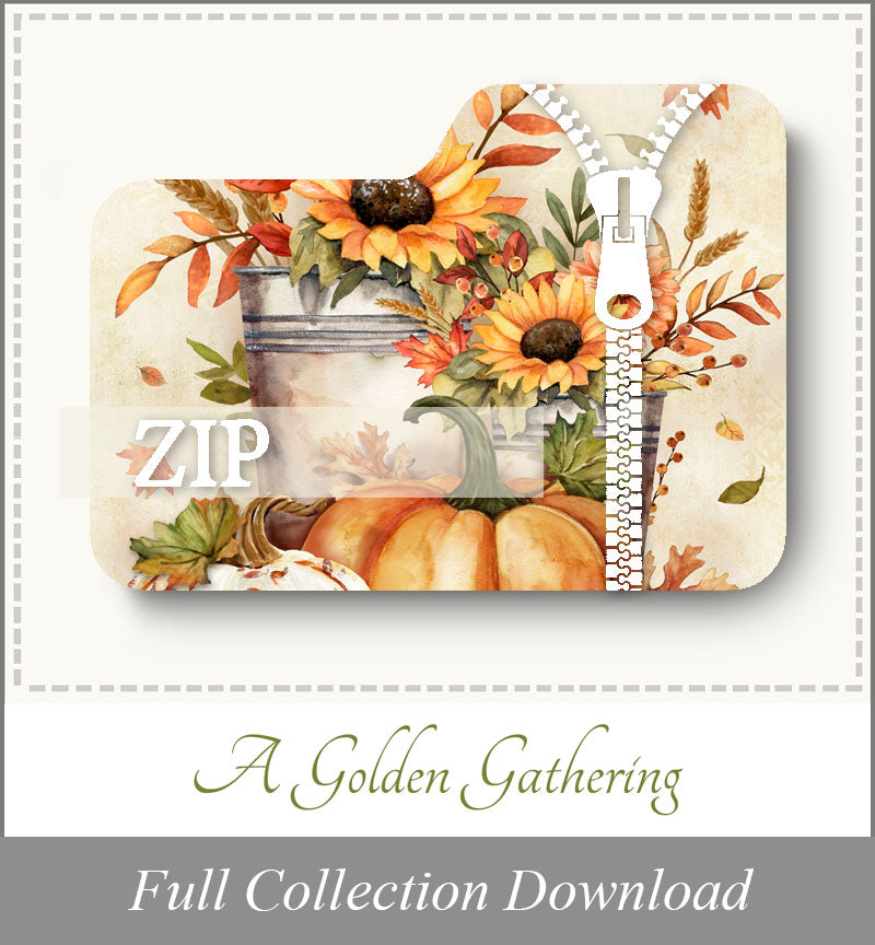 A Golden Gathering<br>Zip Folder