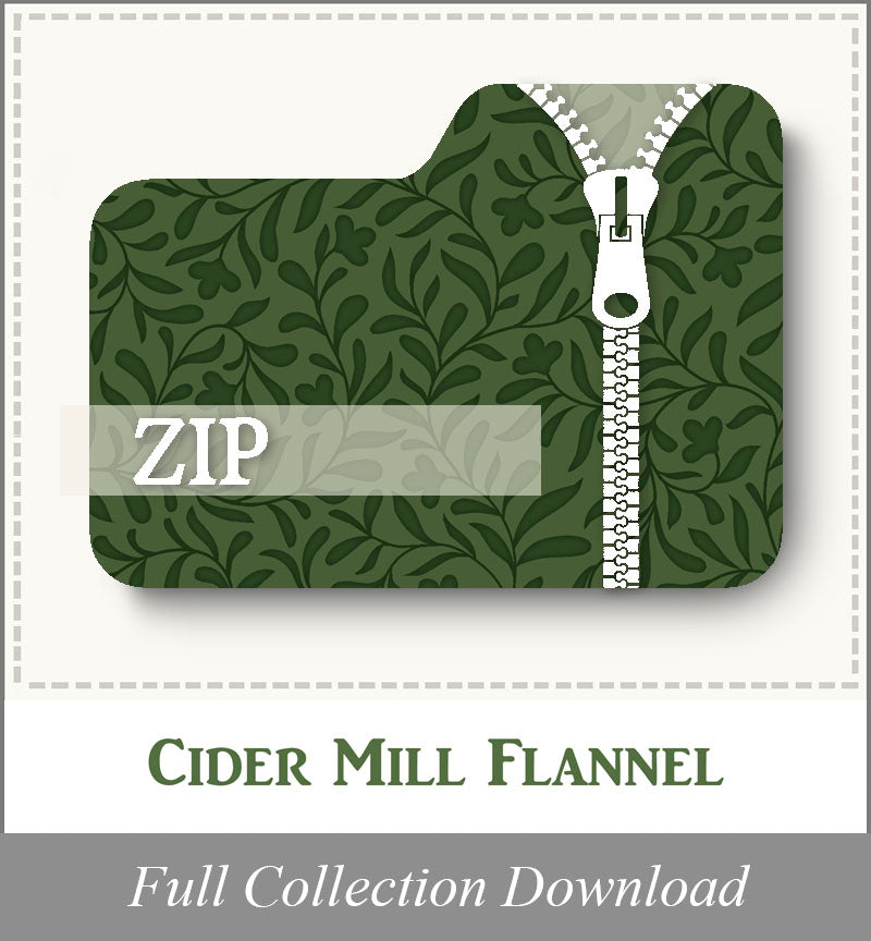 Cider Mill Flannel<br>Zip Folder