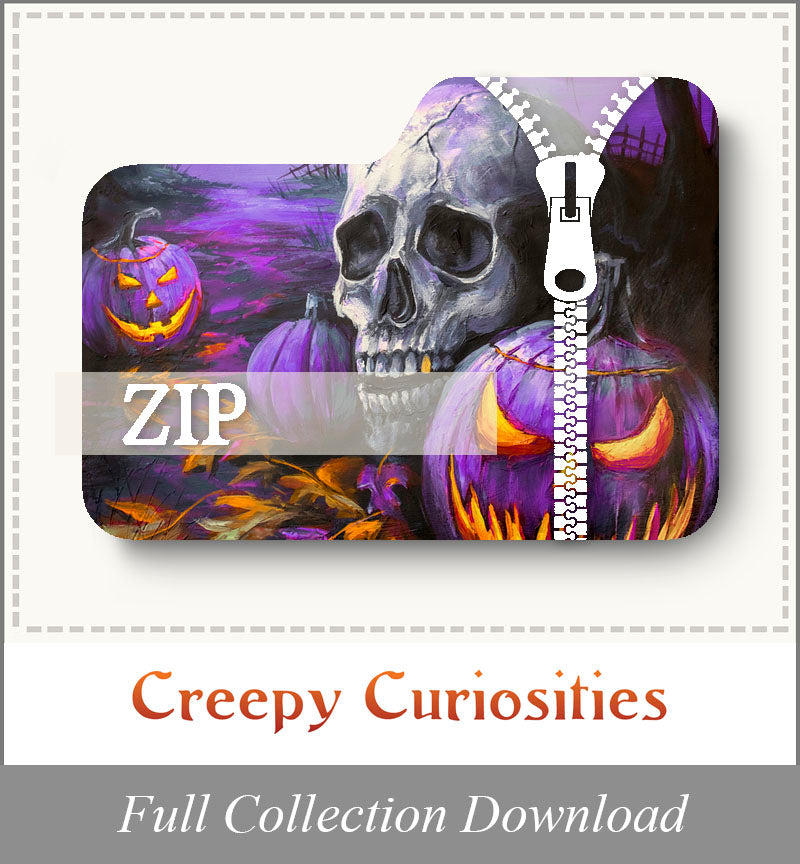 Creepy Curiosities<br>Zip Folder