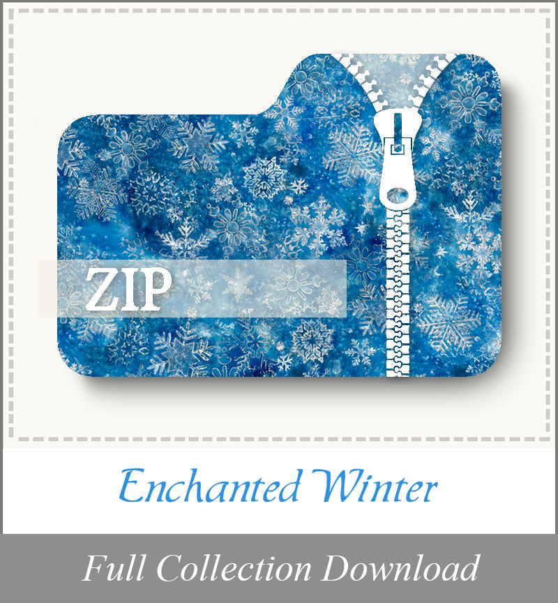 Enchanted Winter <br>Zip Folder