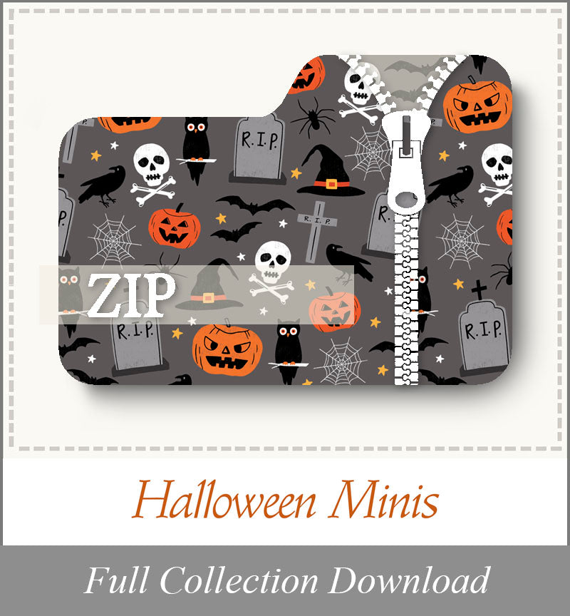 Halloween Minis<br>Zip Folder