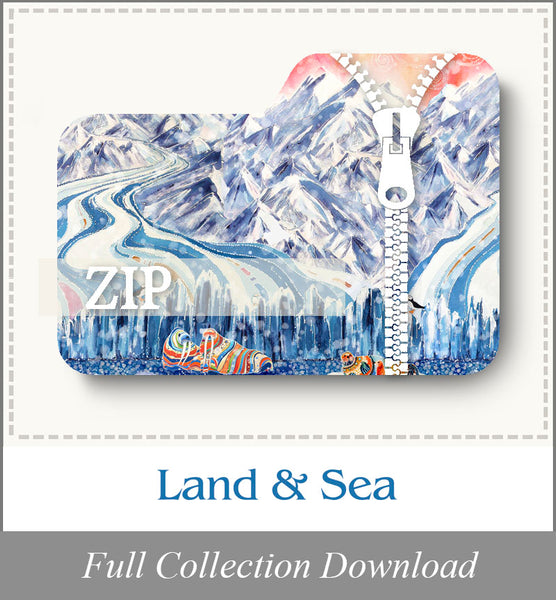 Land & Sea<br>Zip Folder