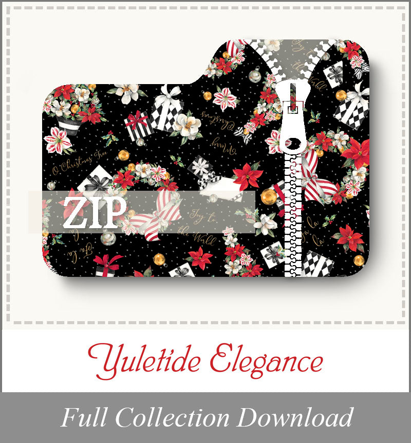 Yuletide Elegance<br>Zip Folder