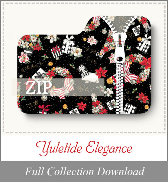 Yuletide Elegance<br>Zip Folder
