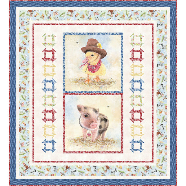 Barnyard Babies<br>Quilt #2 by Wendy Sheppard<br>Available February 2024.