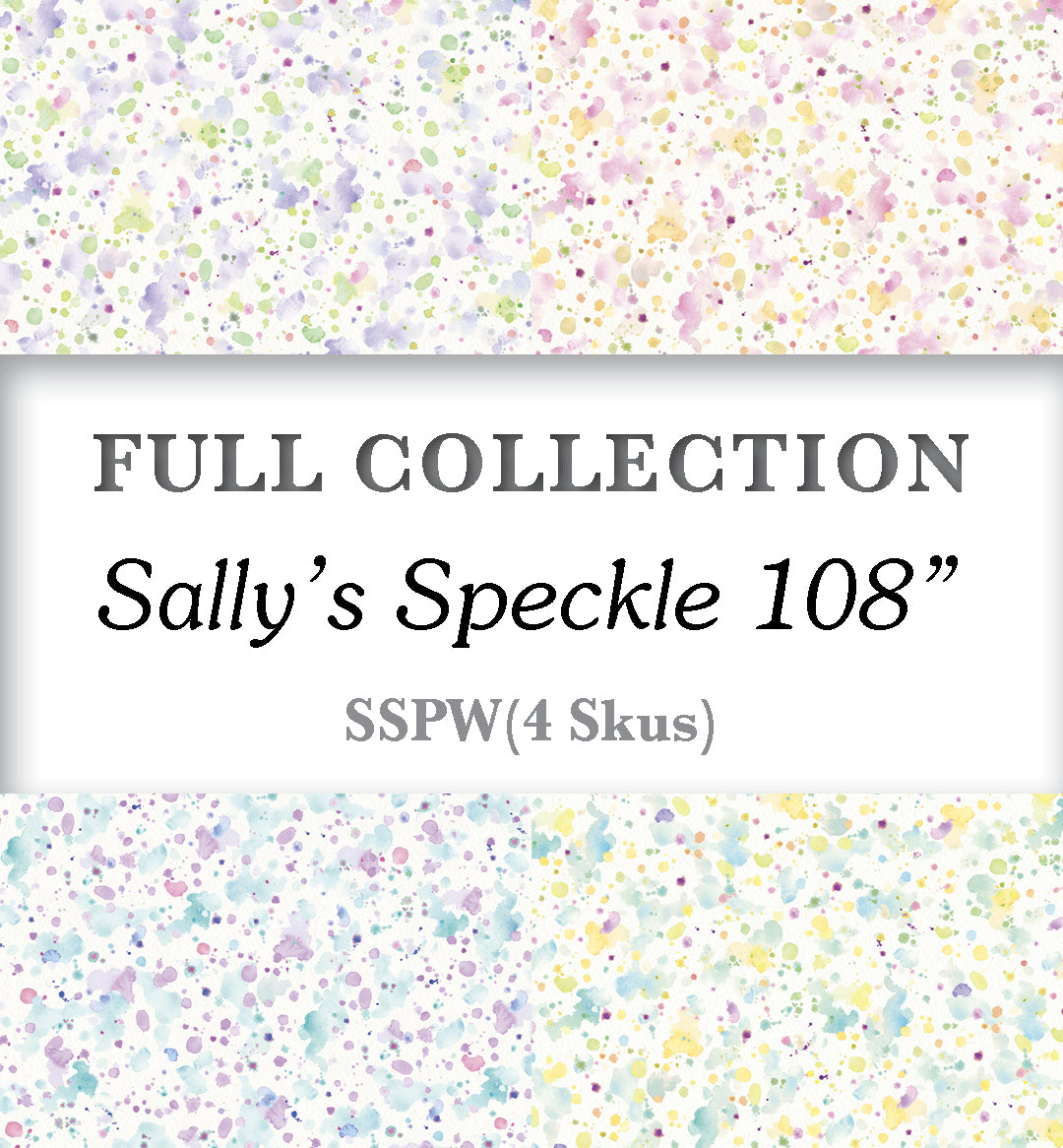 Sallys Speckle 108”  Full Collection
