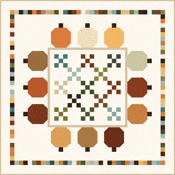Pumpkin Patch Quilt<br>by Wendy Sheppard<br>Available April 2026