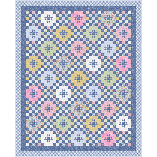 Poetic Stars Quilt - Dark<br>by Wendy Sheppard<br>Available November 2025
